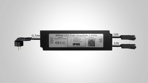 FLEX SmartSafe Trafo-Dimmer 40W ohne 4 Zonen Fernbedienung