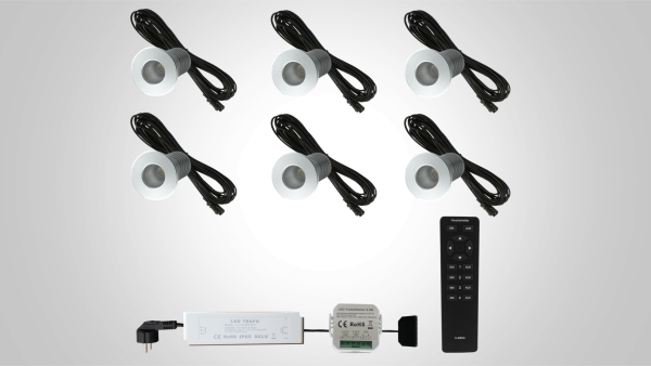 2Watt Mikro-Komplettsets dimmbar