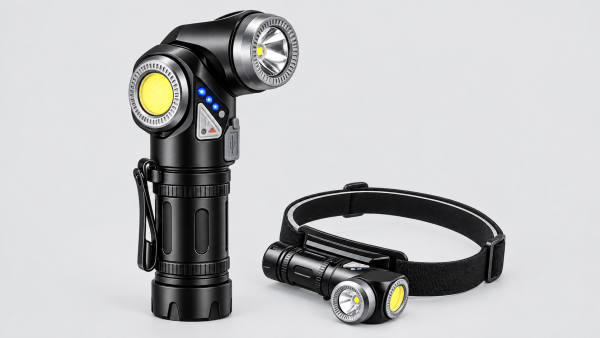 Schwenkbare Minipowerleuchte 3-in-1