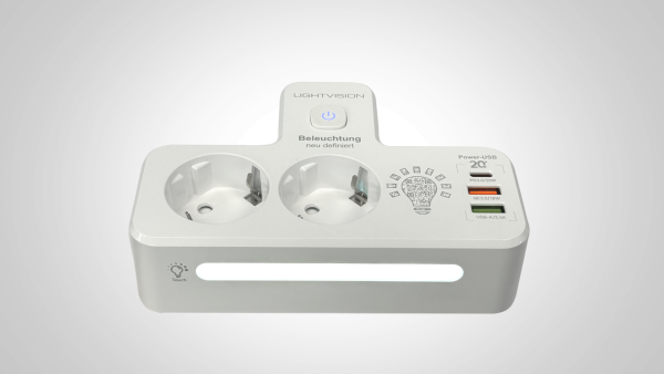 Mehrfachsteckdose mit USB